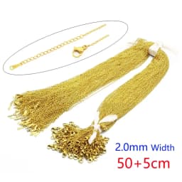 100pcs/lot Never Fade 40-55cm Cable Link Rolo O Chain 316L Stainless Steel Necklace Chains Wholesale Women Handcraft DIY Jewelry