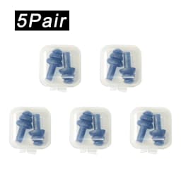 Soft Silicone Earplugs Waterproof Swimming Ear Plugs Reusable Noise Reduction Sleeping Ear Plugs Hearing Protector With Box