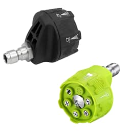 6 in 1 14 Inch Car Wash Nozzle Pressure Washer Connector for 1/4 Inch Interfaces Reliable ABS and Stainless Steel Build