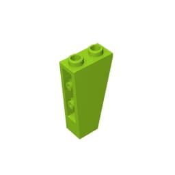 Gobricks GDS-864 Slope, Inverted 75 2 x 1 x 3 compatible with lego 2449 children's DIY Educational Building Blocks Technical