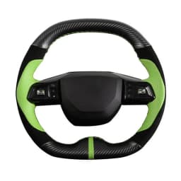 For MG4 Car Steering Wheel Cover For MG4 2022-23 MU LAN PU Leather AUTO Steering Wheel Cover For EV Car Interior Accessories