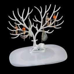 Little Deer Shape Earrings Necklace Ring Pendant Bracelet Jewelry Display Stand Tray Tree Storage Racks Organizer Holder