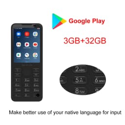 QIN F21 Pro Hebrew Engraved Keypad Mini Smartphone Android 11 Google Play  4G 2.8'' Touch Screen  WiFi Bluetooth