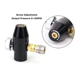 HPA Low Pressure Regulator Micro CO2 Regulator Remote Line Output Pressure 0-150psi With US Foster Coupler 300PSI Gauge