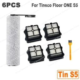 Fit For Tineco Floor ONE S5 / S5 Pro 2 / S5 Pro / S5 Blue, But Not For Tineco S5 Combo and S5 Steam Roller Brush and Filter