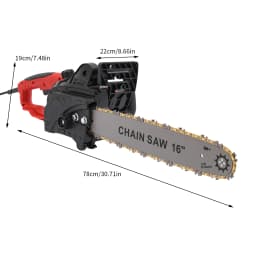 2000W 16Inch 800r/min High Speed Electric Chainsaw All Copper Wire Motor Power Chain Saw For Cutting All Kinds of Wood 220V