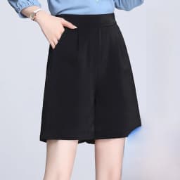 High Waist Wide Leg Seven-Five Pants Women's Summer New Style Korean Version Ice Silk Loose Casual Versatile Five-Five Pants