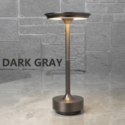 LED Charging Desk Lamp Restaurant Decoration Atmosphere Lamp Retro Portable Cordless Touch USB-C Table Lamp