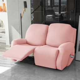 1/2/3 Seater Soft Recliner Sofa Cover Solid Color Simple Single Sofa Slipcover Relax Couch Armchair Protector Case Removable