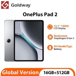 Global Version OnePlus Pad 2 Qualcomm Snapdragon 8 Gen 3 12.1'' 3K 144Hz LCD Display 9510mAh Battery Wifi7 OxygenOS Tablet PC