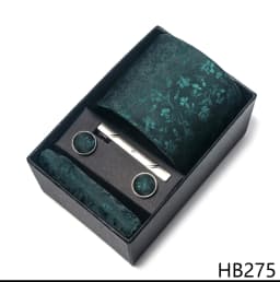 High Grade Holiday Gift Box Brand 8 cm Blue Paisley Tie Handkerchief Cufflink Set Men Necktie Clothing Accessories Birthday Gift