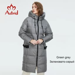 Astrid 2022 Winter new arrival down jacket women loose clothing outerwear quality with hood Plus Size fashion style coat AR-7038