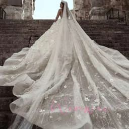 Customized Ashley Carol Ball Gown Wedding Dress Beading Scoop Appliques Bride Long Sleeve Wedding Gown Lace Vestidos De Noiva
