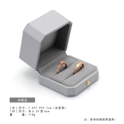Grey Jewelry Gift Box Ring Earring Necklace Pendant Packaging Set Wedding Engagement Ring Case Bracelet Storage Box