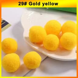 300-30Pcs Multicolor Pompoms Fur Balls Glitter Fluffy Pom Poms Elasticity Pom pom Soft Balls for DIY Crafts 8/10/15/20/25/30mm