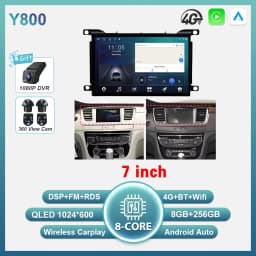 Android 16 Video For Peugeot 508 508SW For Citroen DS 5 DS5 508 2011 -2018 CarPlay Android Auto Car Radio GPS DSP Screen 4G Wifi