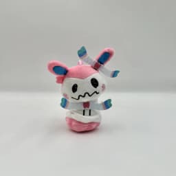 10pcs/lot Pokemon Plush Keychain Set Mimikyu Leafeon Jolteon Vaporeon Sylveon Umbreon Eevee Espeon Pendant Keyring Gift
