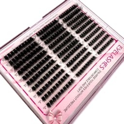 30Rows Cluster Eyelash Extension 8-16mm Mix Fluffy Thick Lash Clusters 60D80D100D Wispy Individual Eyelash Extension Cluster