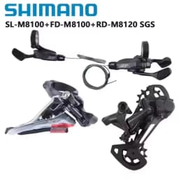 Shimano DEORE XT SLX M8120 M7120 Groupset Shifter Lever 2x12s Front Derailleur RD SGS M8100 M8120 M7100 For MTB Mountain Bike