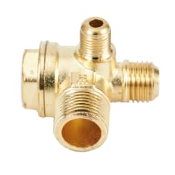 16/14/10mm Air Compressor Check Valve Zinc Alloy 3 Port Check Valve Male Thread Connector Tool Air Compressor Accessories