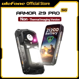 Ulefone Armor 29 Pro 5G AI Rugged Phone 21200mAh 120W 64MP Night Vision 6.67" 120Hz 512GB ROM Mobile MTK Dimensity 7400