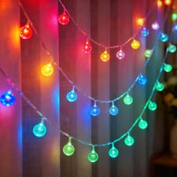 USB/Battery Powered String Lights 10/20/40/80 LEDs Crystal Globe Balls Waterproof Fairy Garland For Outdoor Garden Xmas Wedding