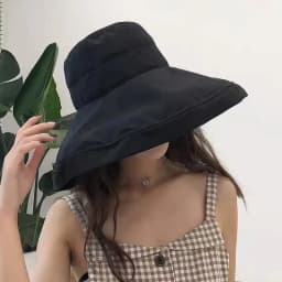 Sun Hat Women Summer Bucket Hats With Double Sided Fisherman Hat Female Sun Protection Windproof Foldable Beach Hat Gorros