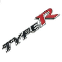 3D Metal Car Sticker Auto Badge Emblem Type R Logo Decal For Honda CIVIC FD2 FD FA 5 Mugen TypeR Racing Car Styling Accessories