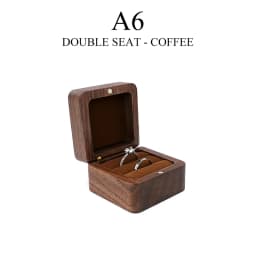 Luxury Wood Jewelry Box Wedding Ring Box Earring Rings Box Jewelry Organizer Box Jewelry Gift Packaging Box Bracelet Package