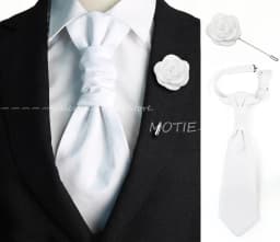 Newest Men's Soild Color Tie Brooch Set Red Ajustable NeckTie Luxury Gemstone Brooch Classic Suit Tuxedo Groom Wedding Accessory