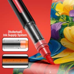 High Grade Acrylic Marker Set with Direct Liquid Soft Brush Tip, Rich Color for Art Creation & DIY Projects