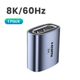 UGREEN HDMI-Compatible Coupler 8K Female to Female Extension Cable Connector for PS5 Roku Stick Monitor HD 2.1 Connector 8K