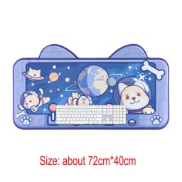 Kawaii Animals Desktop Keyboard Mouse Mats Large Gaming Mat Mousepad Switch PC Computer Laptop Office Table Desk Pad Protector