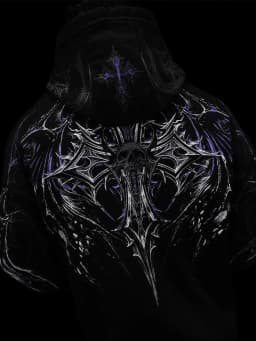 Breathedivinity Dark Wind Hooded Sweatshirt with Print - Unique Style Jacket for Retro Streetwear Hoodie