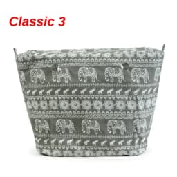 TANQU New Colorful Waterproof Inner Lining Insert Zipper Pocket for Classic Mini Obag Canvas  Inner Pocket for O Bag