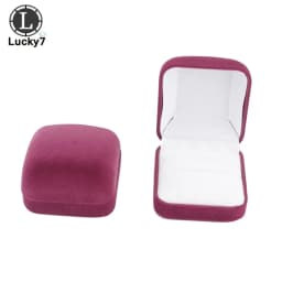 Engagement Velvet Ring Box Jewelry Display Storage Boxes For Wedding Ring Valentine's Day Gift Organizer Earrings
