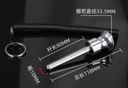 8MM/10MM Gym Equipment Weight Stack Pin Weight Pin Magnetic Weight Stack Pin with Pull Rope Strength Practical WeightStack Pin