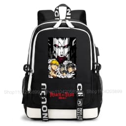 Attack on Titan Backpack Anime Mochila Student School Bag Boys Girls Gift Casual Daily Travel Rucksack