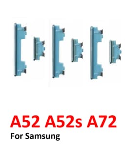 Phone Power Volume Button For Samsung Galaxy A52 A52s A72 LTE 5G New On Off Up Down External Key Internal Flex Cable Parts