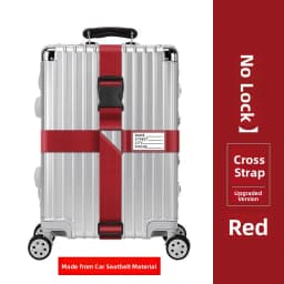 Travel Luggage Strap Cross Safety Fixation Baggage Tie down Cargo Bag Protection Buckle Rope Strengthening Band Accessories