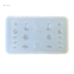Silicone Dropping Mold for Handmade Craft Epoxy Accessories Molds Flexible Accessory Mould Jewelry Making Supplies