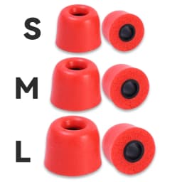1/3/6Pairs Replacement Soft Memory Foam Earbuds Tip Noise Isolating Ear Pads Foam Eartips for 4.5mm Nozzle in-Ear Earphones