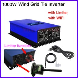 1000W Wind Power Grid Tie Inverter with Dump Load Controller/Internal Limiter for 24v 48v 60v AC DC Wind Turbine Generator