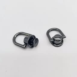 D Rings for Purse Making 4pcs Rotatable D Rings with Screws Purse Making Hardware Set Diy Leatherwork Craft Bag for Wallets
