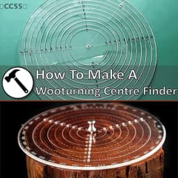 〔CC55〕20CM/7.87IN Round Center Clear Plastic Finder Lathe Work Compass Circle Gauge Processing Tools For Wood Turning Drawing