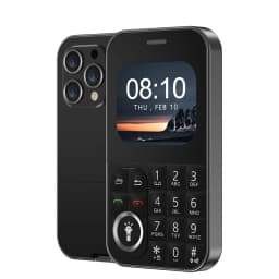 SERVO V9 Small Mobile Phone 2 SIM Cards Magic Voice Speed Dial MP4 Player Rear Camera Flashlight FM Radio 2G GSM Mini Cellphones