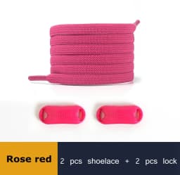 Elastic Shoe Laces Buckle Lock No Tie Shoelaces Sneakers Flat Woven Shoelace without Ties Kids Adult Rubber Bands for Shoes