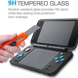 2PCS/Set Tempered Glass for Nintendo New 2DS XL/LL Screen Protector Protective Filter for 2DS XL XL LL (New Version) Accessories
