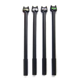 4pcs / Set Kawaii Gel Pen 0.5mm Creative Cat Cartoon Cute Kids Gift Neutral Ink Pen School Office Writing Supplies Stationery