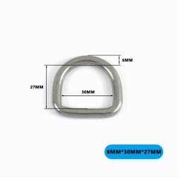 2/5/10Pcs 304# Stainless Steel D Ring Bag Strap Buckle Dog Collar Loop Clasp Webbing Backpack Belt Hook Buckles DIY Accessories